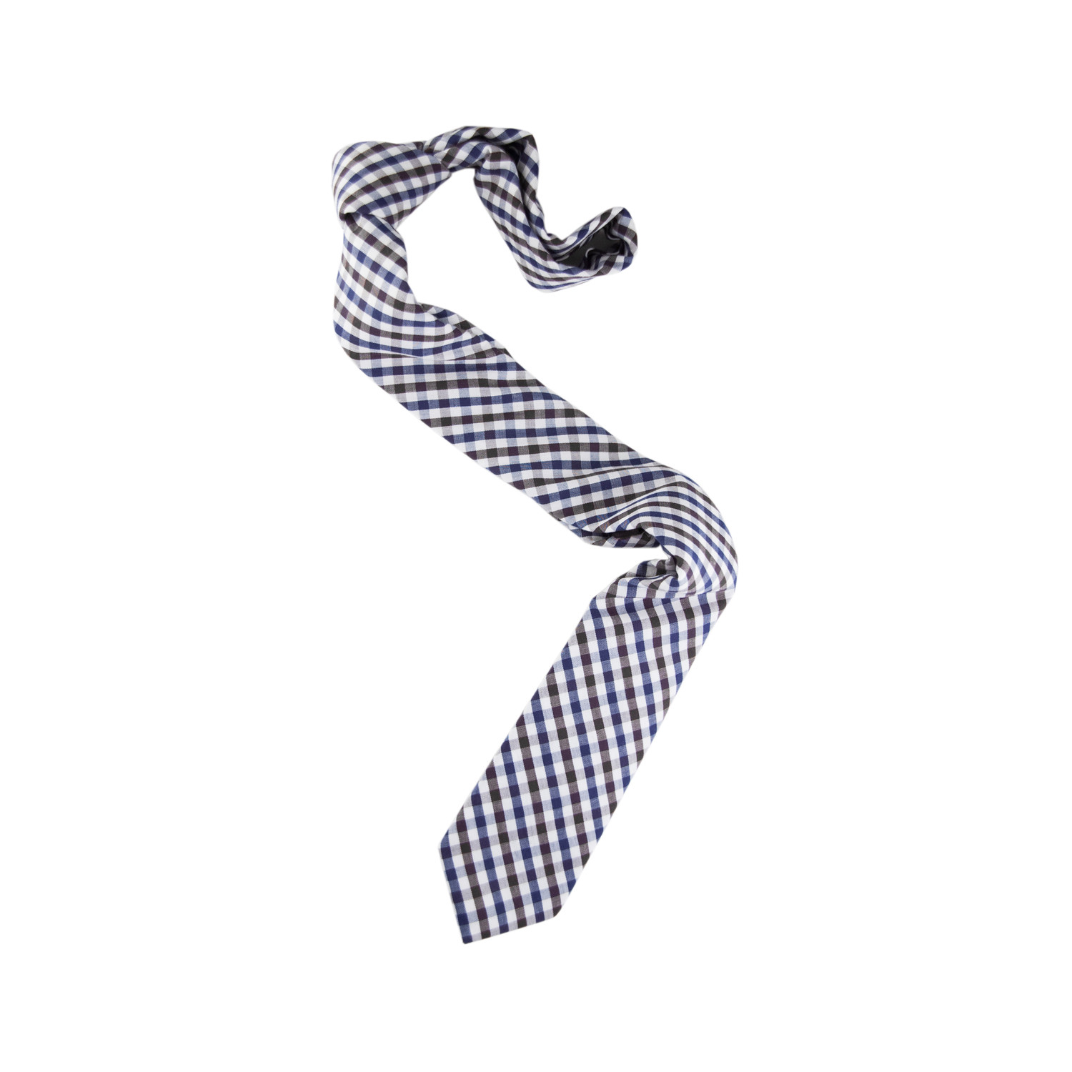 Gingham Blues Tie - Ulterior Motive - Touch of Modern
