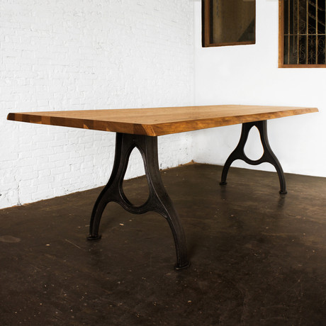 Family Style Dining Table // Smoked Oak (Small)