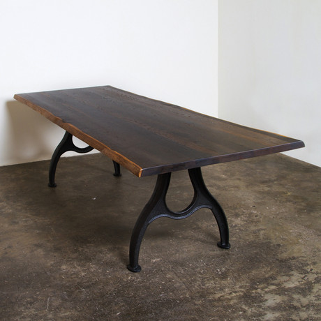Family Style Dining Table // Seared Oak