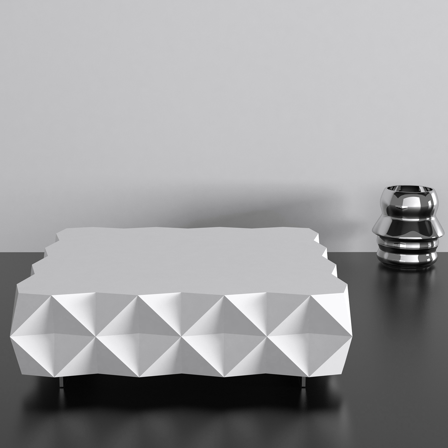 Rocky Coffee Table White Nono Touch Of Modern