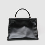 Hermès Kelly Black Box Calf Leather Bag