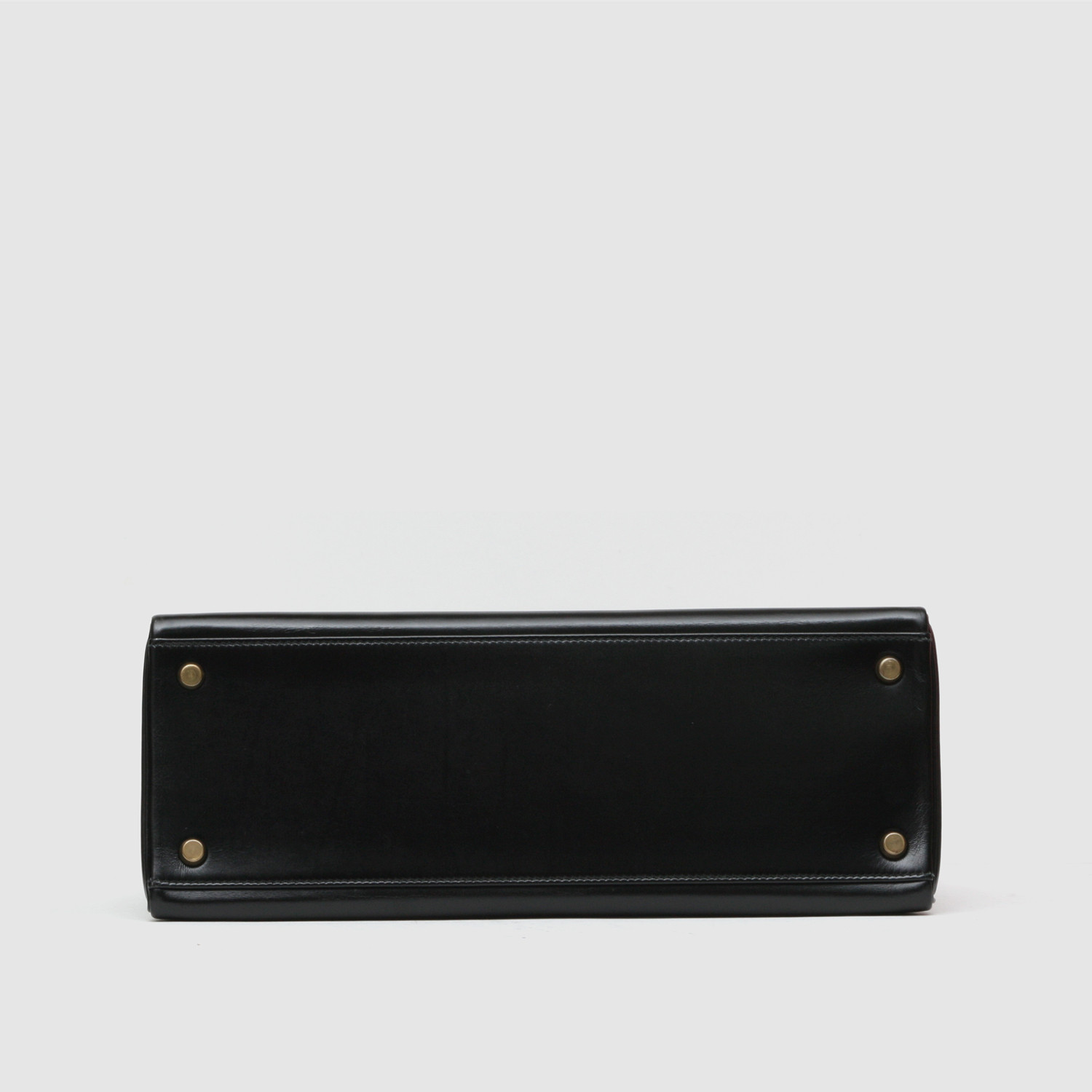 Hermès Kelly Black Box Calf Leather Bag - Vintage Hermès - Touch of Modern