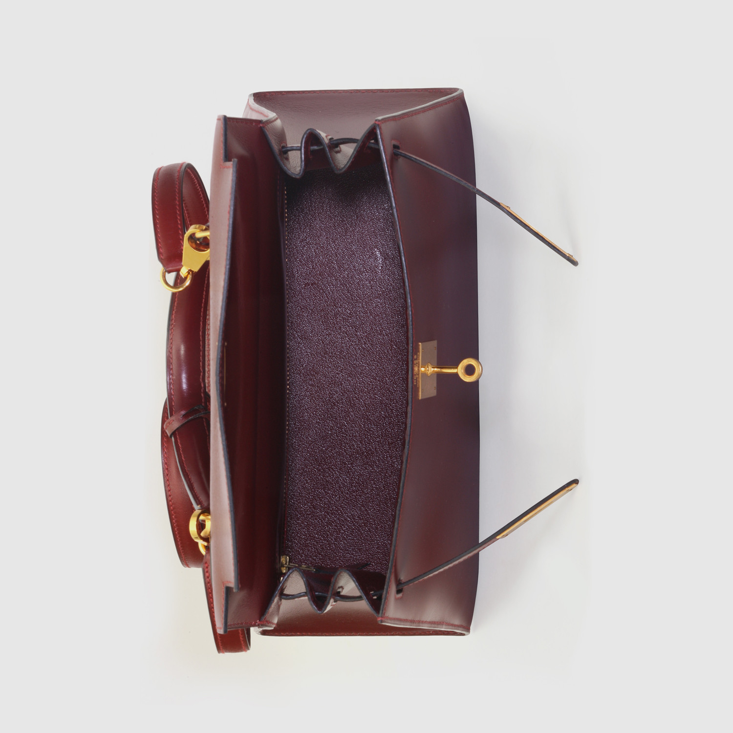 Hermès Kelly // Rouge Box Calf Leather - Vintage Luxury Handbags ...