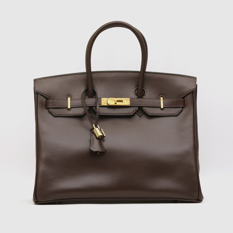 Vintage Hermès Birkin // Chocolate Box Calf Leather // GTLHB04