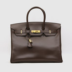 Vintage Hermès Birkin // Chocolate Box Calf Leather // GTLHB04