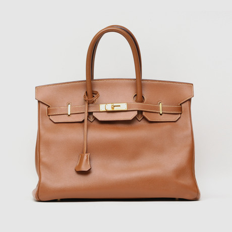 Hermès Birkin 35 Epsom Gold Bag // c