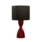 LuLu II Lamp // Raku & Black