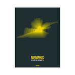 Memphis Radiant Map (Yellow, Black)