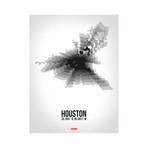 Houston Radiant Map (Red, Black)