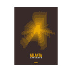 Atlanta Radiant Map (Blue, Yellow)
