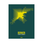 Denver Radiant Map (Red, Grey)