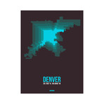 Denver Radiant Map (Red, Grey)