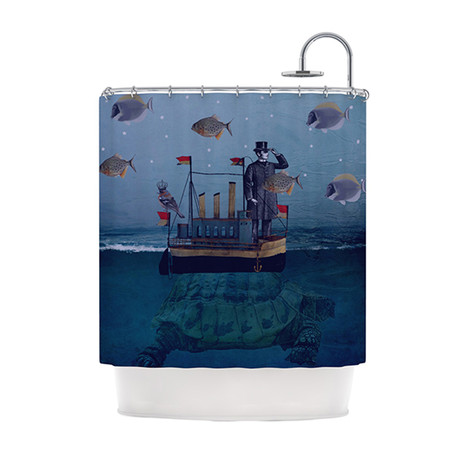 Suzanne Carter "The Voyage" Shower Curtain