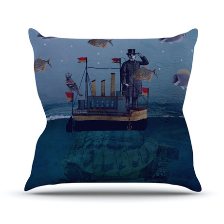 Suzanne Carter "The Voyage" Throw Pillow (Medium: 18" x 18")