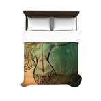 Theresa Giolzetti "Poor Mermaid" Duvet Cover (Twin: 68" x 88")