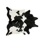 Natural Cowhide // Dakota Black