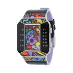 Art Edition // Romero Britto w/ Purple Leather
