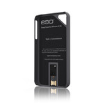 Hybrid USB Case for iPhone 4/4S // Grey & Black