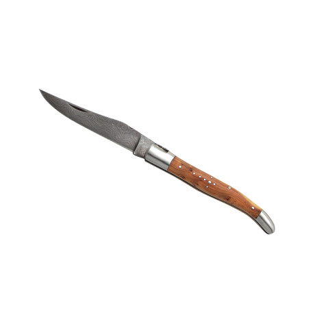 92 Gram Damascus Steel Laguiole Knife