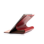 Leather Arc Cover // iPad 3 or 4 (Claret)