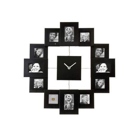 Family Clock Photo Frame
