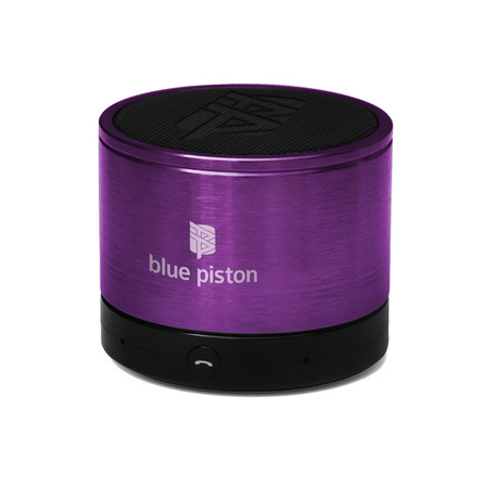 Logiix Blue Piston Wireless Bluetooth Speaker // Purple