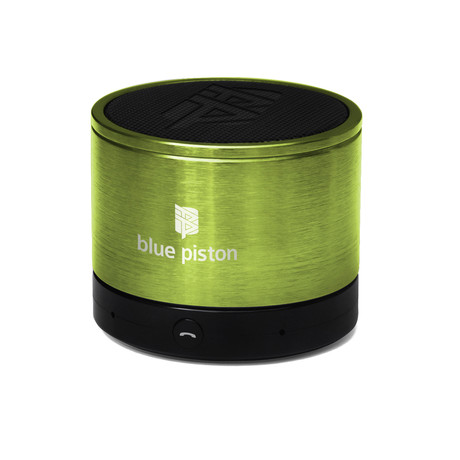 Logiix Blue Piston Wireless Bluetooth Speaker // Lime