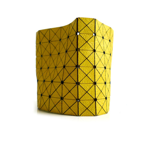 Point and Line I Cuff // Yellow (7"W)