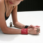 Point and Line II Cuff // Red (7"W)