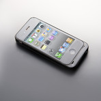 Powerwrap 4 Battery Case for iPhone 4/4S w/ Kickstand // Black