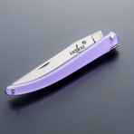 Fluorescent Acrylic Wilmotte Folding Knife (Black)