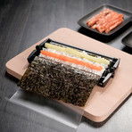 Easy Sushi Set // Medium Roller + Recipe Booklet (Medium: 3.5cm Rolls + Vegetarian / Vegan Recipes)