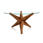 Lock Bamboo Dining Table // Base Only
