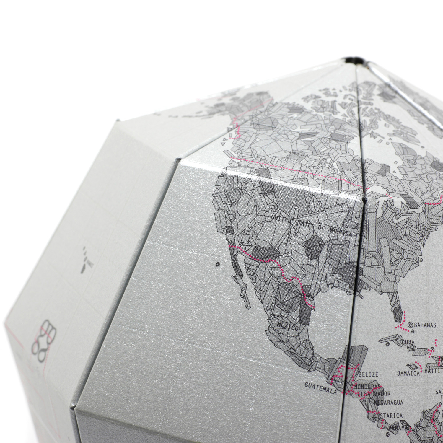 Metal Sectional Globe Geografia Touch Of Modern