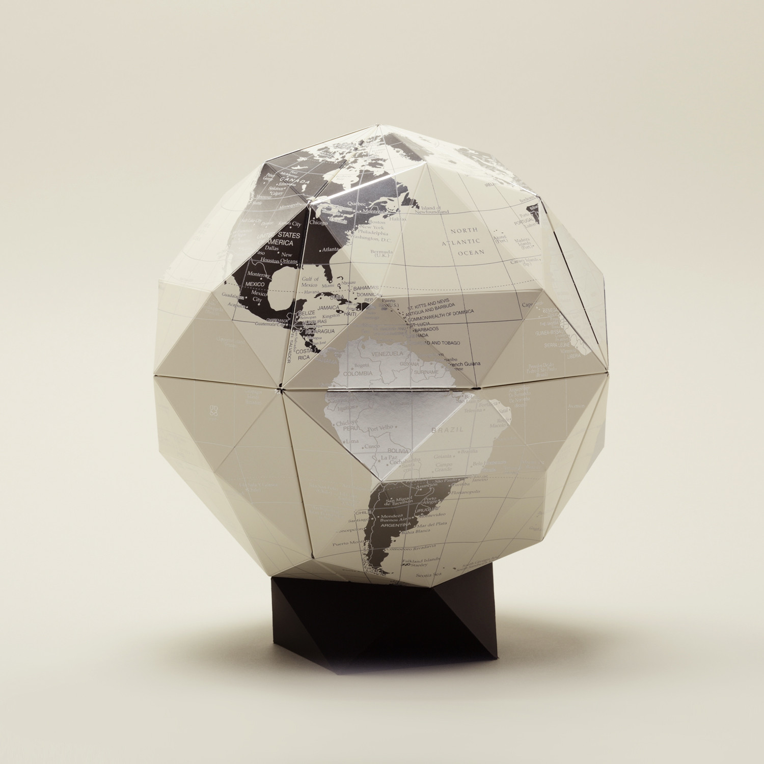 Platinum Geodesic Globe Geografia Touch Of Modern