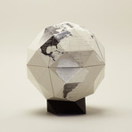 Platinum Geodesic Globe