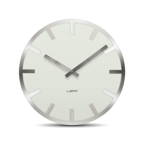 Metlev35 Wall Clock // White Index
