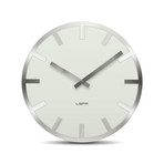 Metlev35 Wall Clock // White Index