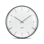 One45 Wall Clock // White Index in Convex Glass