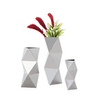 Cubix SS Vase (11")