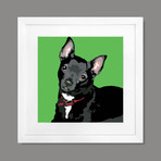 Pop Art // Chihuahua in Black (Print Only)