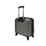 U.S. Traveler Carry-On Spinner Briefcase (Grey)
