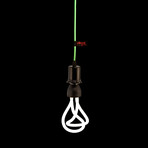 PLOG-IT Wall Plug // Black Cap + Green Cord