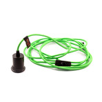 PLOG-IT Wall Plug // Black Cap + Green Cord