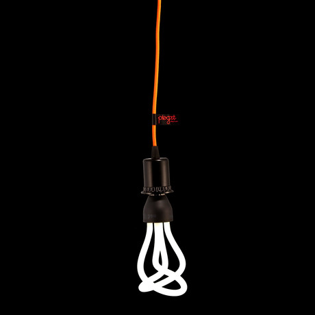 PLOG-IT Wall Plug // Black Cap + Orange Cord