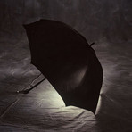 Just Black Lighted Umbrella