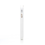 Leverage iPhone 5/5S Case // White, Rose Gold (Case w/ CC Holder + Headphone Wrap)
