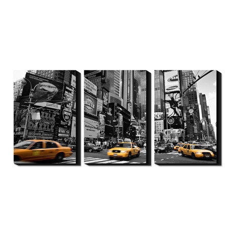 Times Square, New York City, USA // Triptych