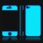 Glow Gel Combo for iPhone 4/4S // Electric Blue & Red