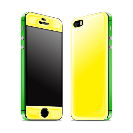 Glow Gel Combo for iPhone 5/5S // Yellow & Green